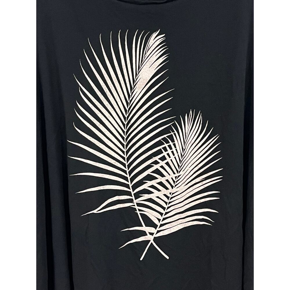 Old Navy Size XXL Black Palm Leaf Tank Top‎